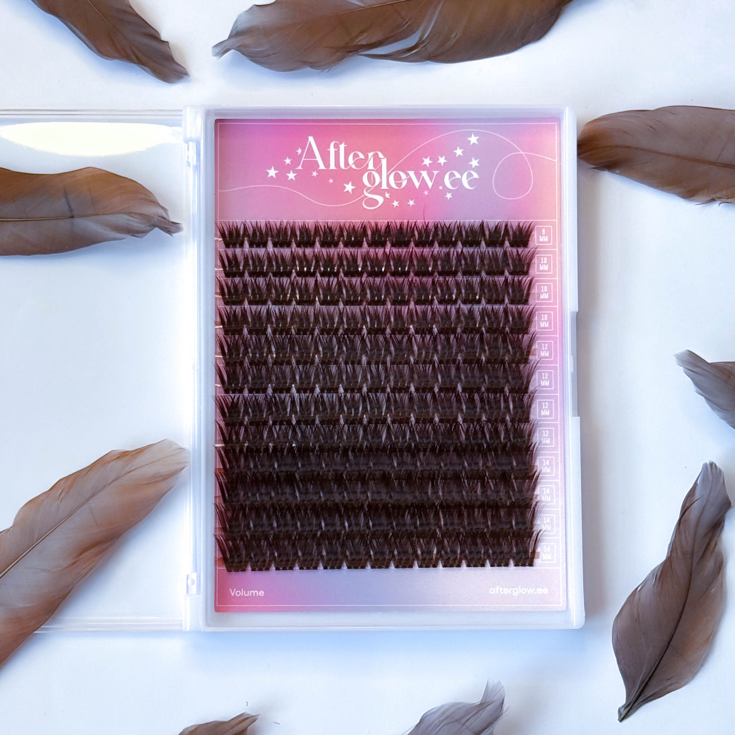 Пучки ресниц «Brown Volume»